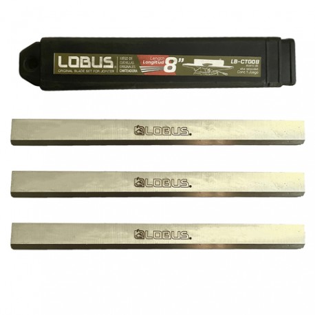 CUCHILLAS PARA CANTEADORA DE 8" LOBUS 3 PZS LB-CTG08