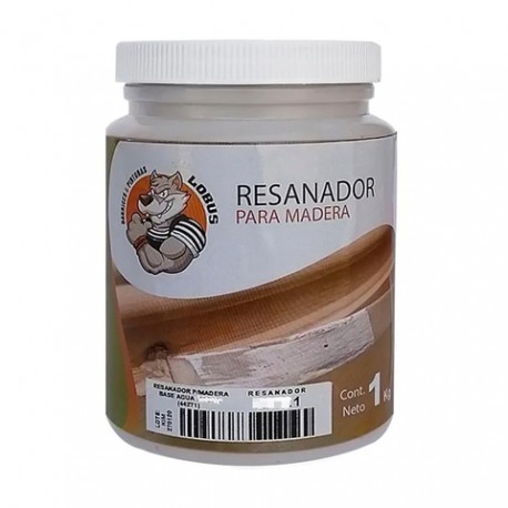 RESANADOR P/MADERA BASE AGUA NOGAL 1 KG RMN.1