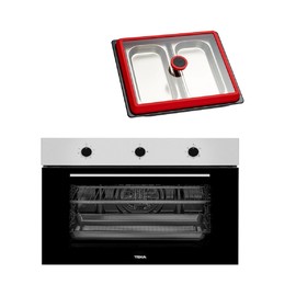 KIT HORNO A GAS HSF 824 + STEAM BOX