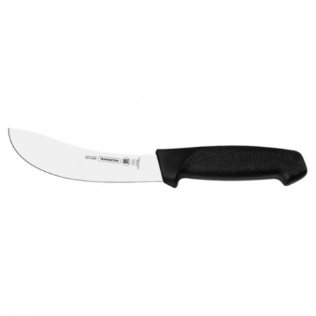 CUCHILLO PARA DESPELLEJAR 6" CURVO NEGRO 24522/006